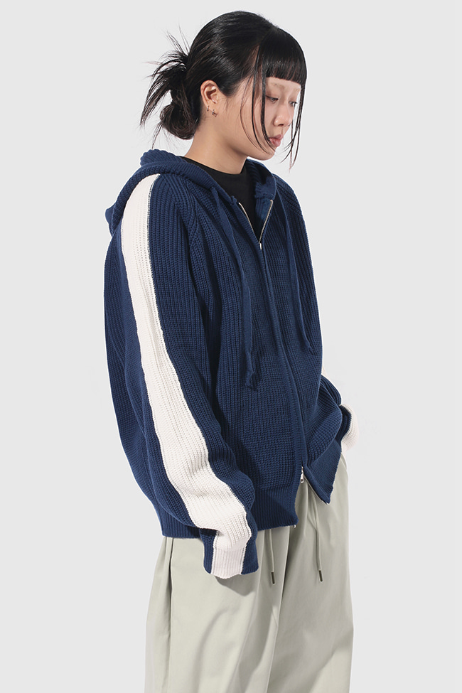 Track Knit HD Zip Up [3color]
